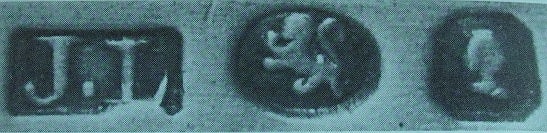 Antique Canadian silver hallmark for John Leslie 