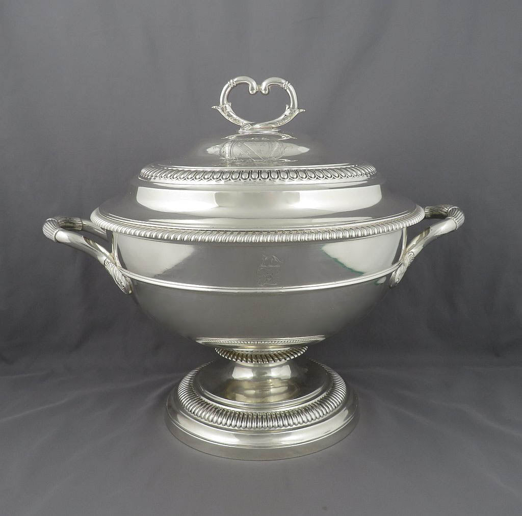 Regency Silver Soup Tureen