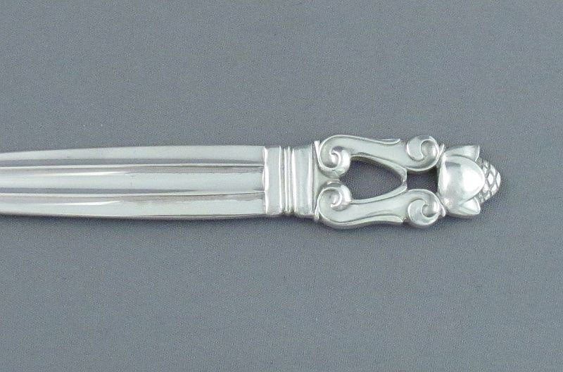Georg Jensen Acorn Flatware Set for 12 - JH Tee Antiques