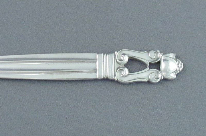 Georg Jensen Acorn Flatware Set for 12 - JH Tee Antiques