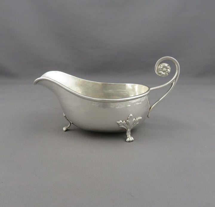 AE Jones Sterling Silver Gravy Boat - JH Tee Antiques