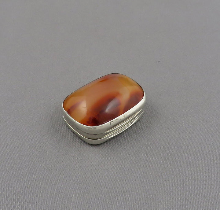 George III Silver and Agate Vinaigrette