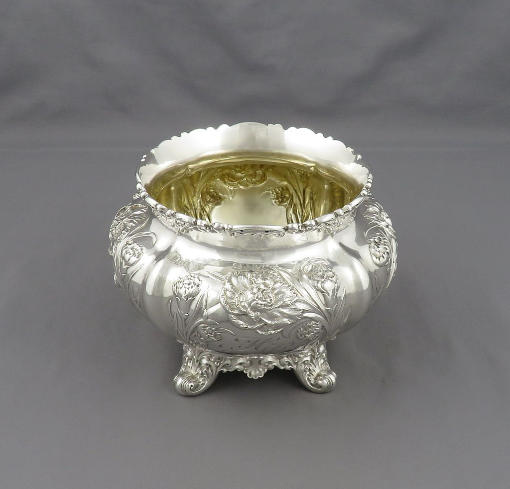 American Art Nouveau Silver Bowl