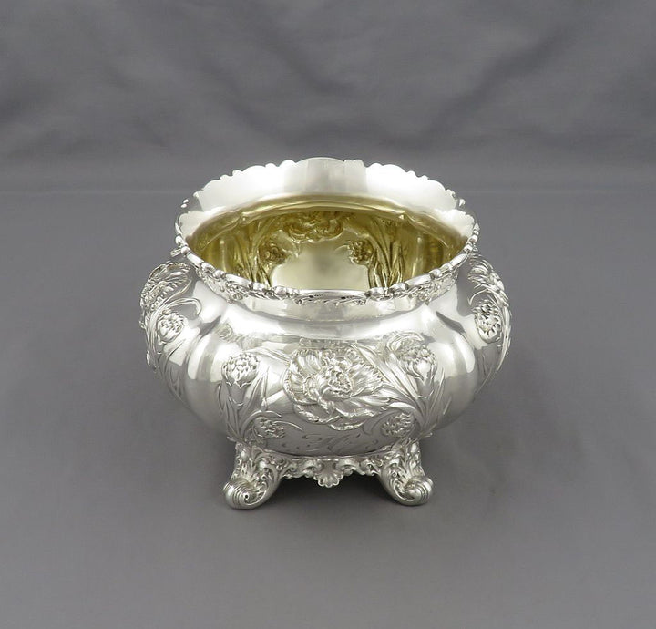 American Art Nouveau Silver Bowl
