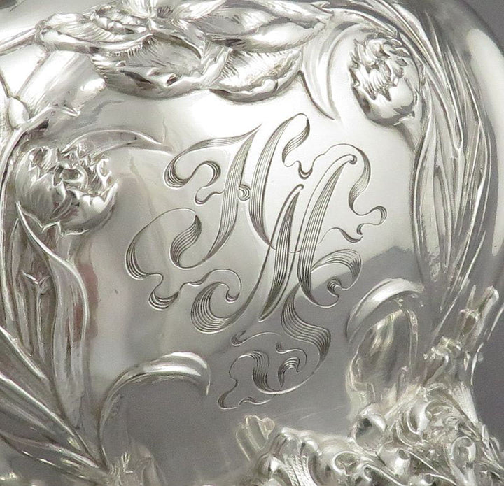 American Art Nouveau Silver Bowl