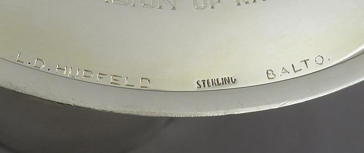 American Silver Chalice - JH Tee Antiques