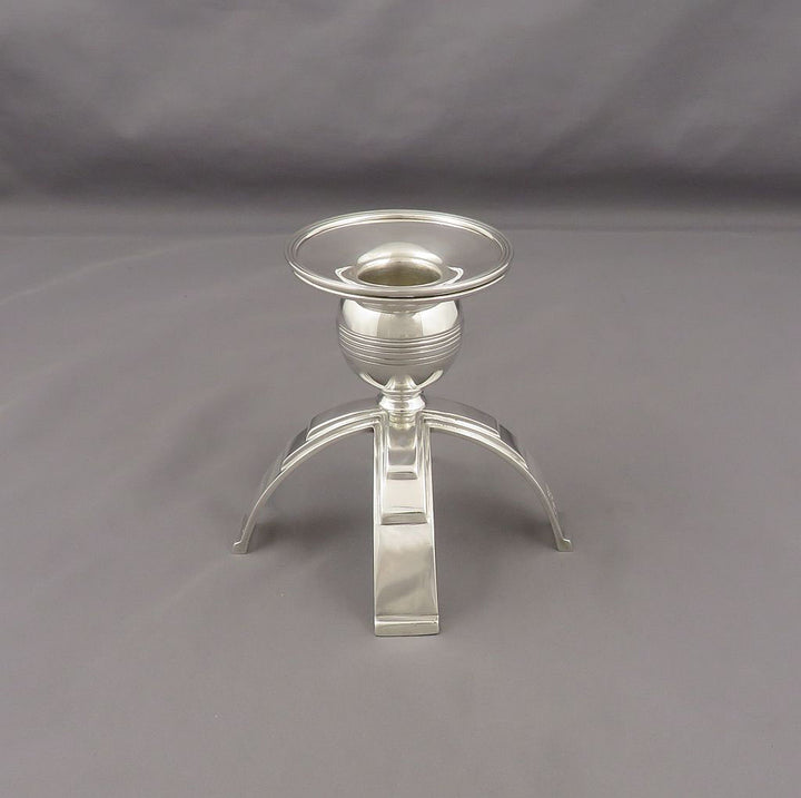 Art Deco Silver Candlesticks