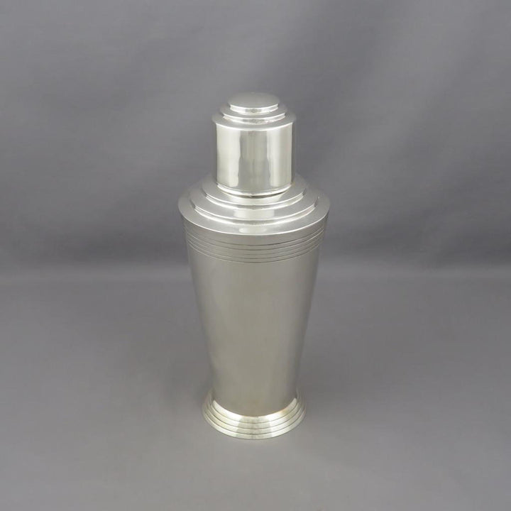 English Sterling Silver Cocktail Shaker - JH Tee Antiques