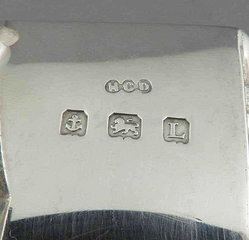 Art Deco Sterling Silver Tea Set - JH Tee Antiques