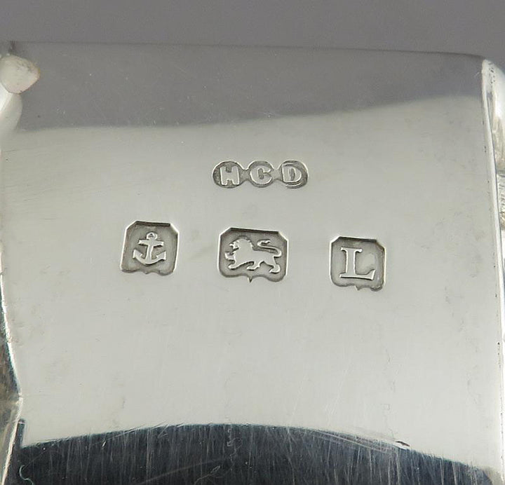 Art Deco Sterling Silver Tea Set - JH Tee Antiques