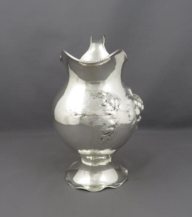 Art Nouveau Silver Water Jug - JH Tee Antiques