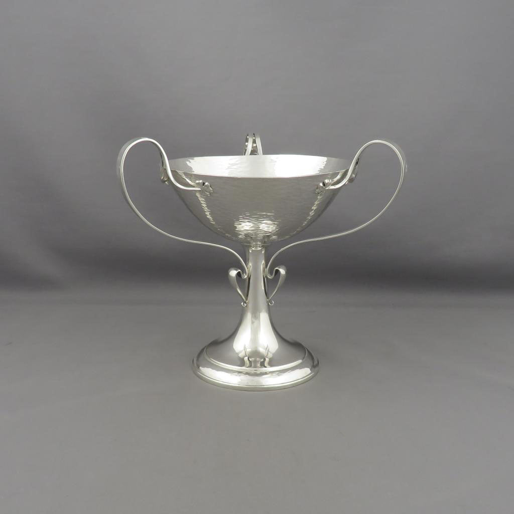 Art Nouveau Silver Comport - JH Tee Antiques