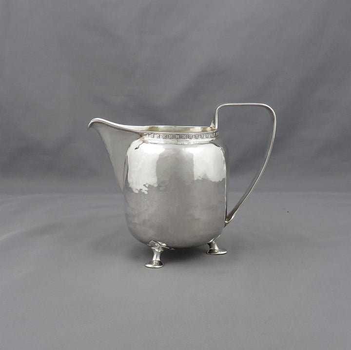 English Sterling Silver Cream Jug - JH Tee Antiques