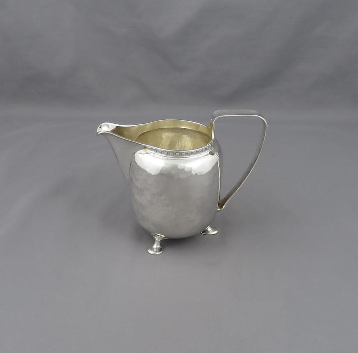 English Sterling Silver Cream Jug - JH Tee Antiques
