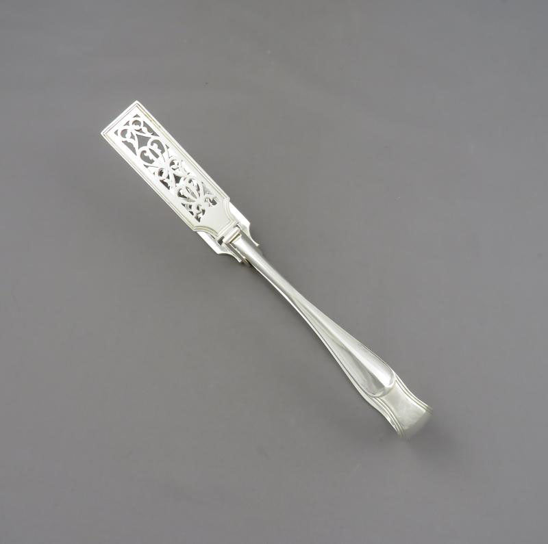 Victorian Silver Asparagus Tongs