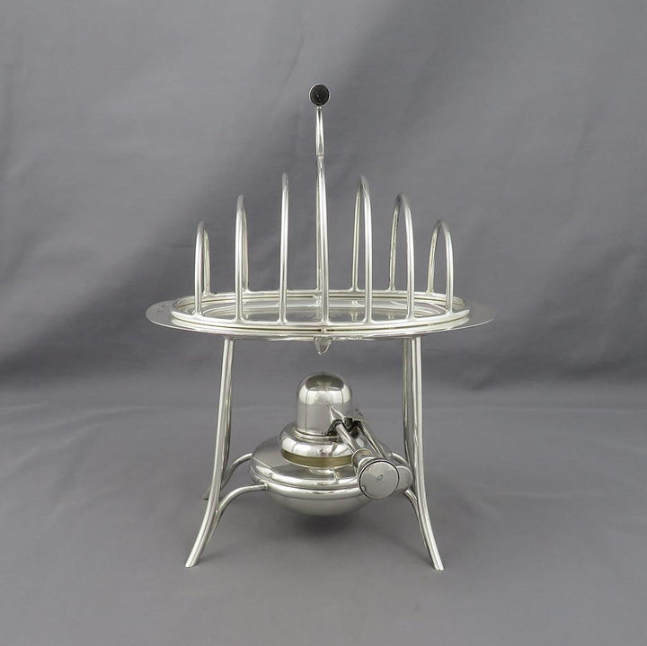 Asprey Heated Silver Toast Rack - JH Tee Antiques