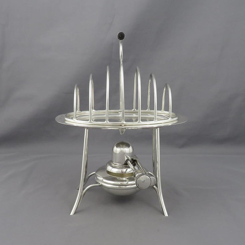 Asprey Heated Silver Toast Rack - JH Tee Antiques