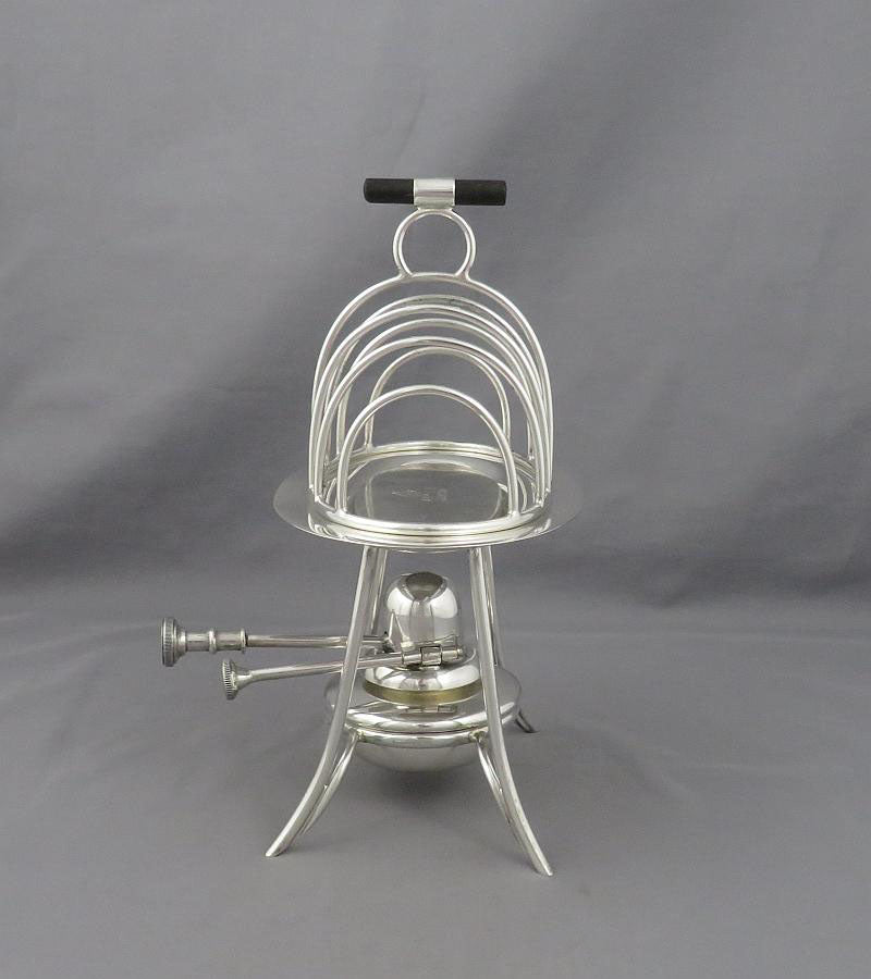 Asprey Heated Silver Toast Rack - JH Tee Antiques