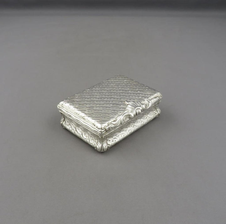 18th Century Austrian Silver Snuff Box - JH Tee Antiques