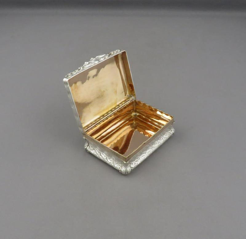 18th Century Austrian Silver Snuff Box - JH Tee Antiques