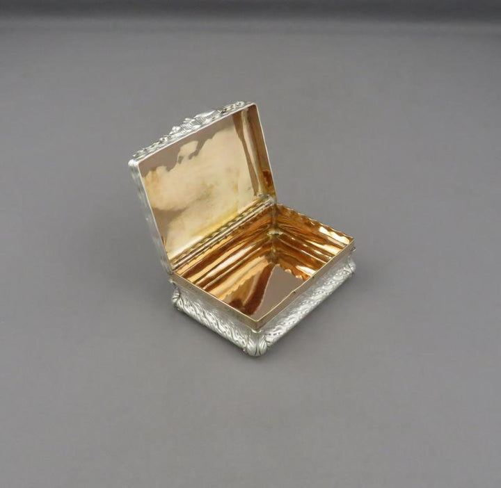 18th Century Austrian Silver Snuff Box - JH Tee Antiques