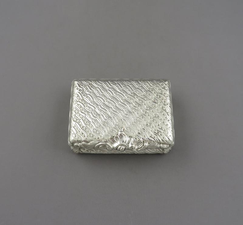 18th Century Austrian Silver Snuff Box - JH Tee Antiques