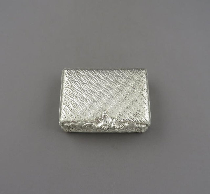 18th Century Austrian Silver Snuff Box - JH Tee Antiques