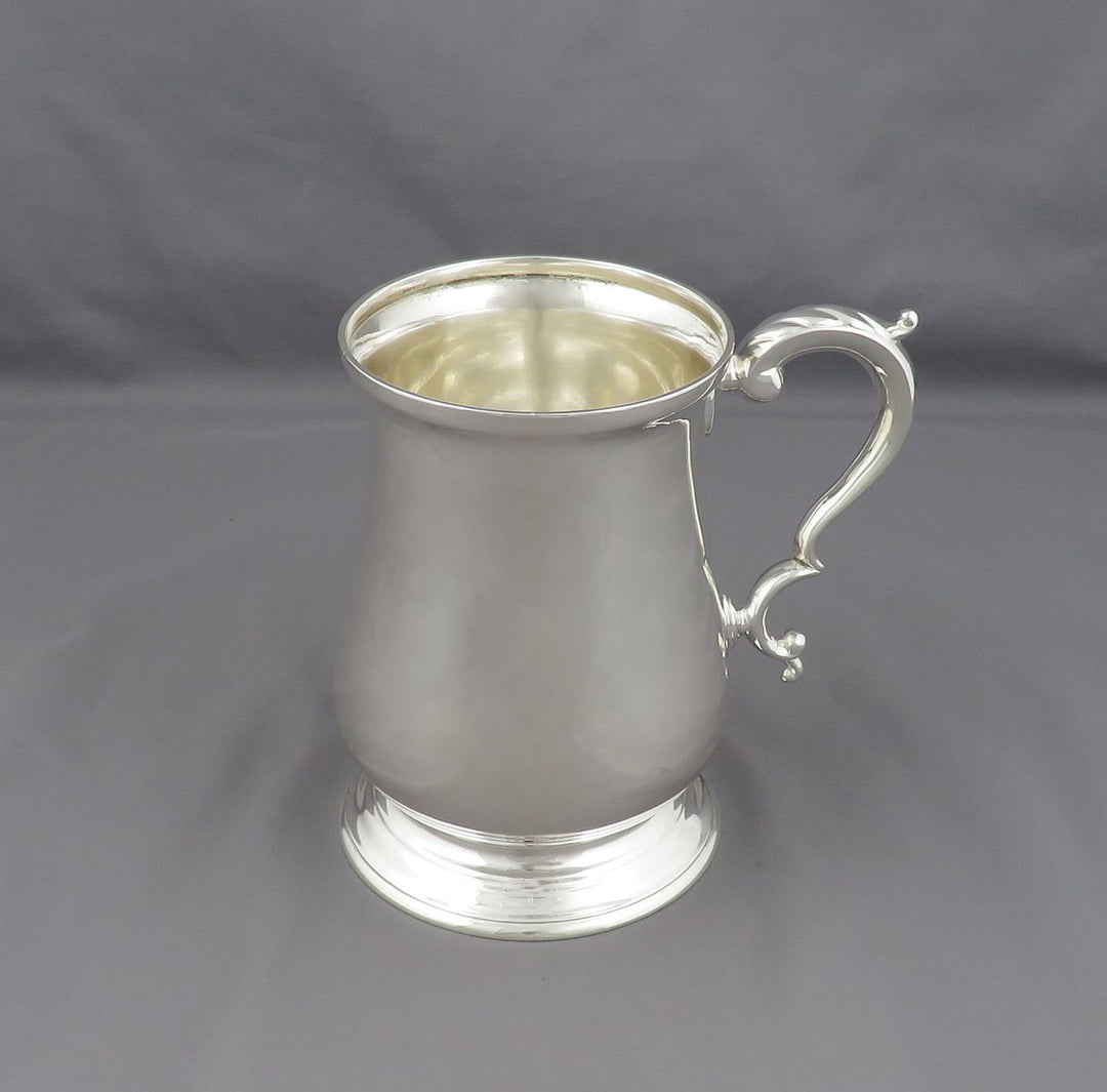 English Silver Pint Mug - JH Tee Antiques