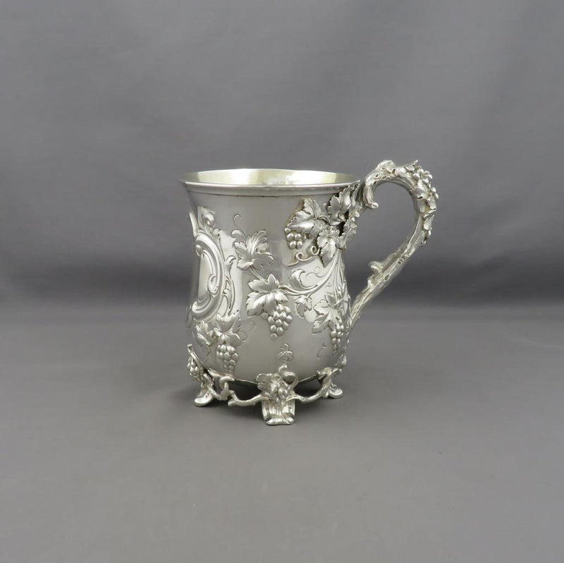 Ornate Victorian Silver Pint Mug