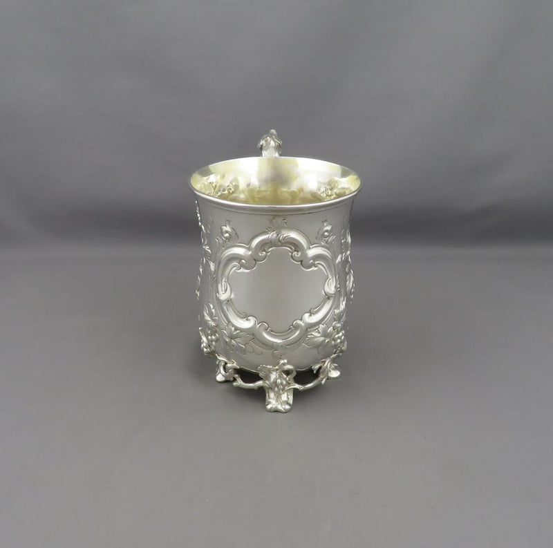 Ornate Victorian Silver Pint Mug