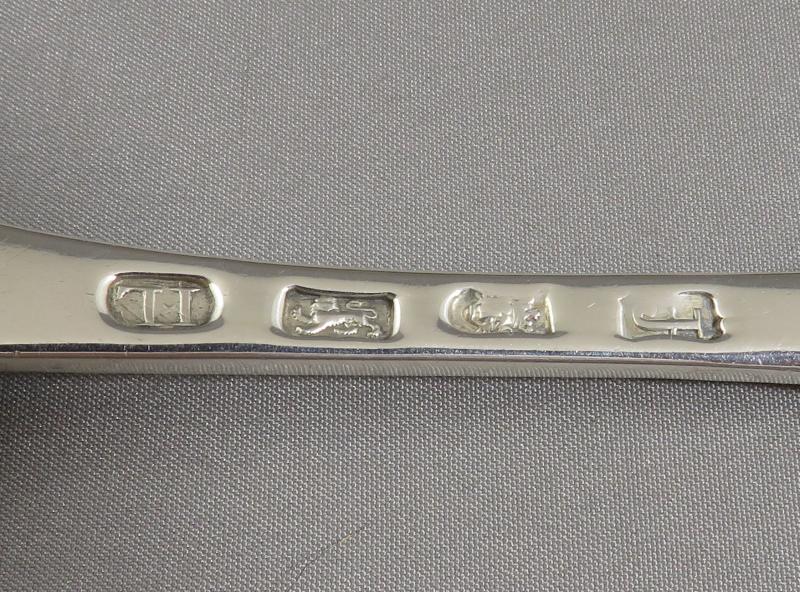 George III Silver Marrow Scoop - JH Tee Antiques