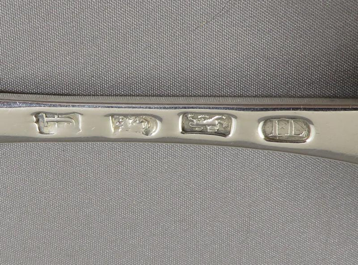 George III Silver Marrow Scoop - JH Tee Antiques
