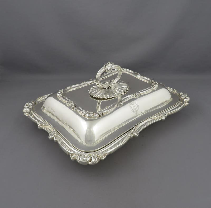 Benjamin Smith Sterling Silver Entree Dishes - JH Tee Antiques