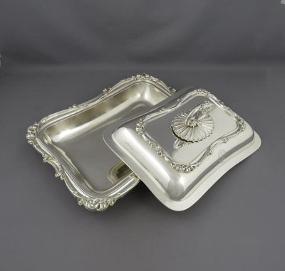 Benjamin Smith Sterling Silver Entree Dishes - JH Tee Antiques
