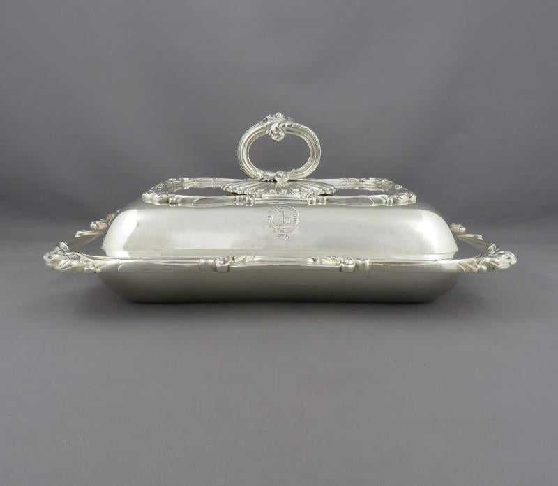 Benjamin Smith Sterling Silver Entree Dishes - JH Tee Antiques