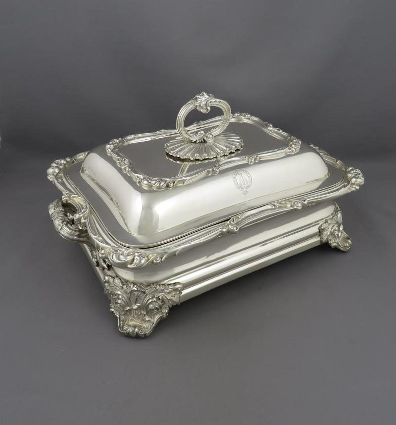 Benjamin Smith Sterling Silver Entree Dishes - JH Tee Antiques