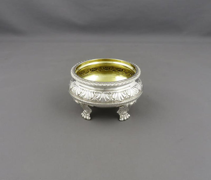 Pair of Benjamin Smith Silver Open Salts - JH Tee Antiques