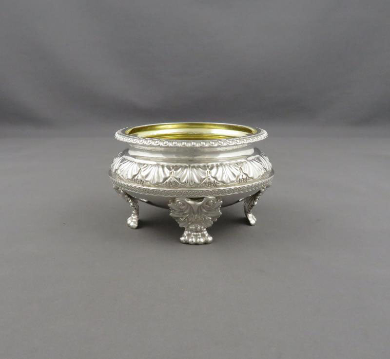 Pair of Benjamin Smith Silver Open Salts - JH Tee Antiques
