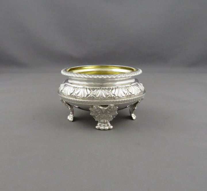 Pair of Benjamin Smith Silver Open Salts - JH Tee Antiques