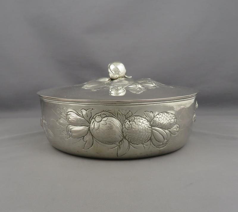 German Silver Vegetable Dish