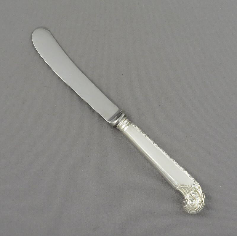 Birks George II Sterling Silver Butter Spreader Pistol - JH Tee Antiques