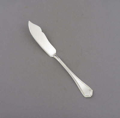 Birks Georgian Plain Sterling Silver Butter Knife - JH Tee Antiques