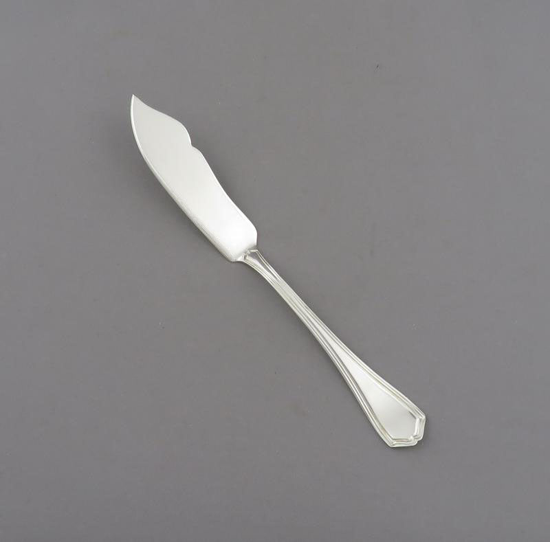 Birks Georgian Plain Sterling Silver Butter Knife - JH Tee Antiques