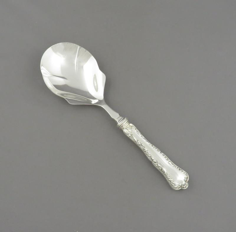 Birks Louis XV Pattern Silver Berry Spoon - JH Tee Antiques