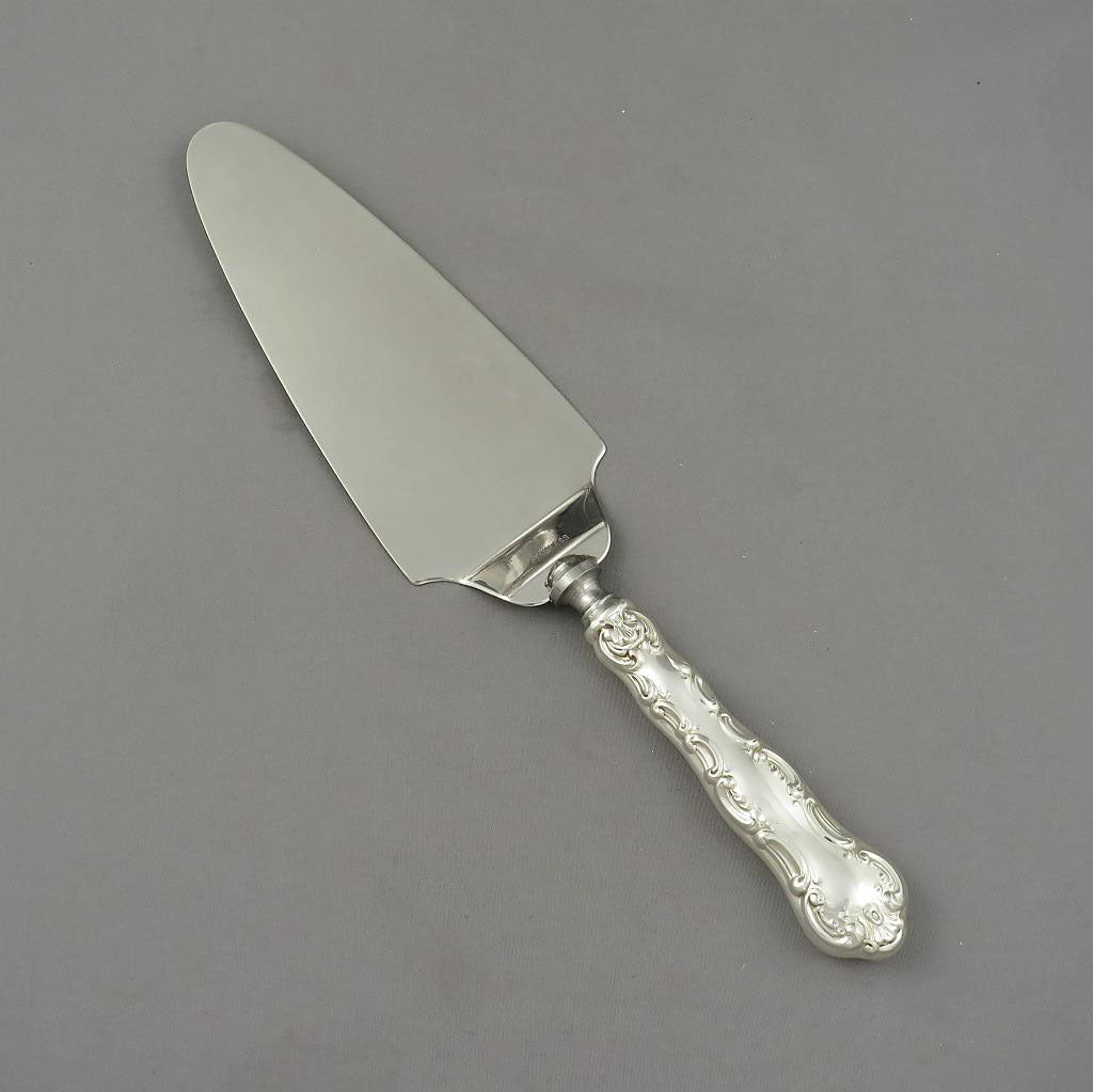 Birks Pompadour Sterling Silver Pie Slice Offset - JH Tee Antiques