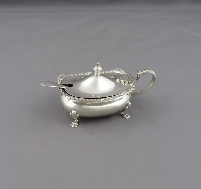 Birks Sterling Silver Mustard Pot - JH Tee Antiques