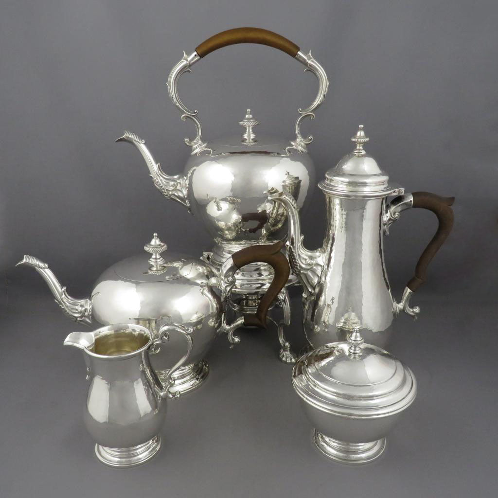 Birks Sterling Silver Tea Set - JH Tee Antiques