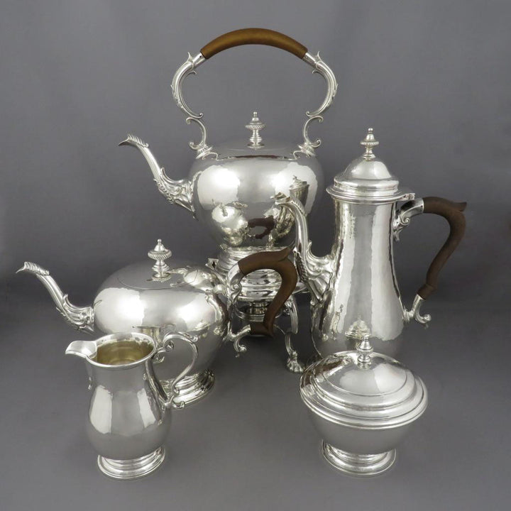Birks Sterling Silver Tea Set - JH Tee Antiques