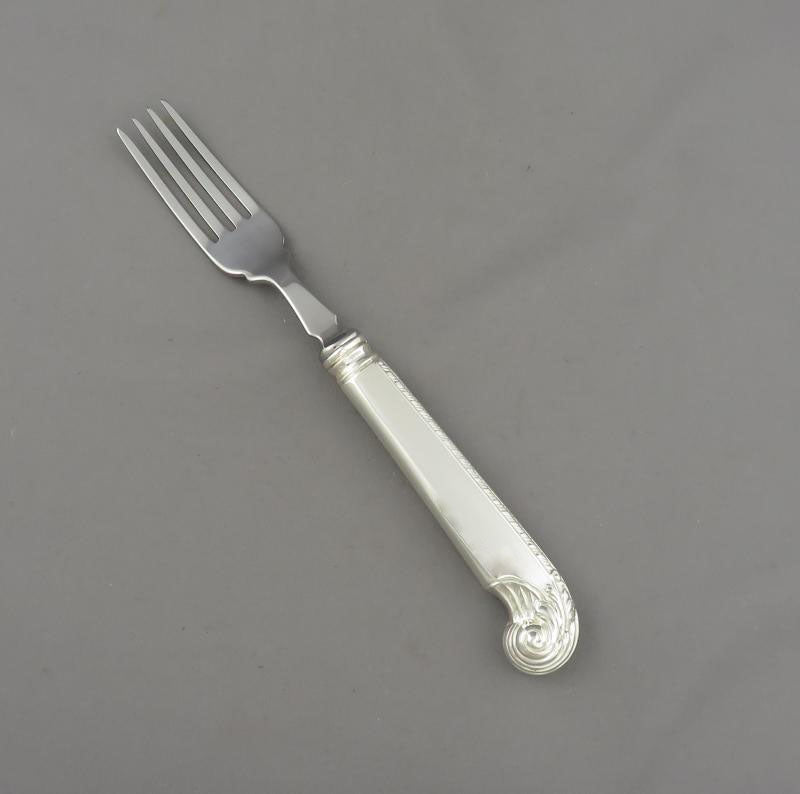 Birks Sterling George II Pattern Fish Fork - JH Tee Antiques