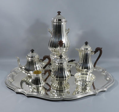 Boin Taburet Silver Tea Service - JH Tee Antiques